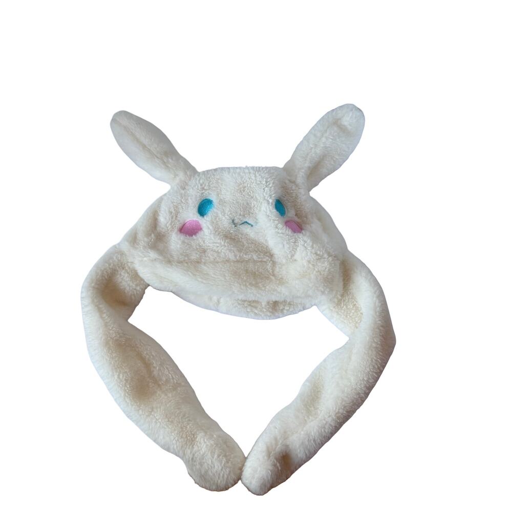 Sanrio Cinnamoroll Fluffy Beanie Cap with Flappy Ears